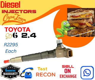 Toyota GD6 2.4 diesel injectors
