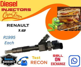 Renault 1.9 diesel injectors