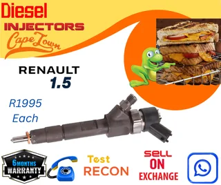 Renault 1.5 diesel injectors