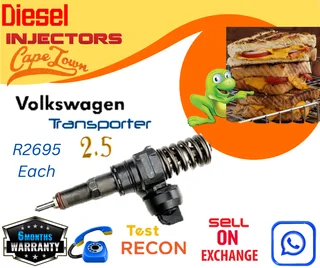 VW Transporter 2.5 diesel injectors