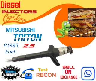 Mitsubishi Triton 2.5 diesel injectors
