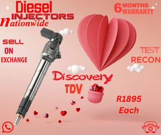 Discovery TDV diesel injectors