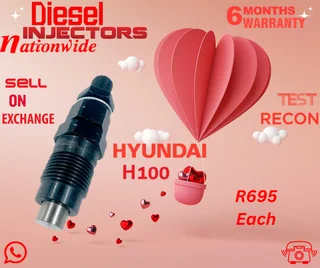 Hyundai H100 diesel injectors