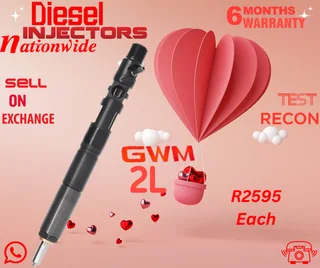 GWM 2 L diesel injectors