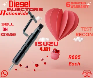 Isuzu 4JB1 diesel injectors