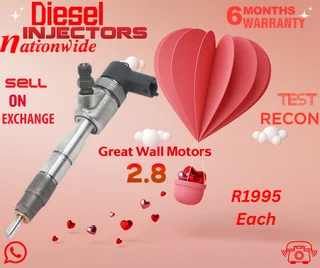 GWM 2.8 diesel injectors