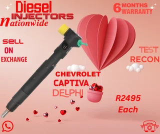 Chevrolet Captiva Delphi diesel injectors