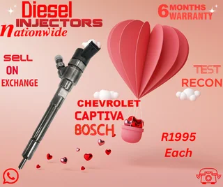 Chevrolet Captiva Bosch diesel injectors