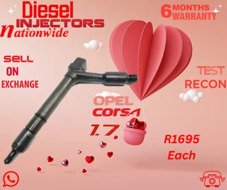 Opel Corsa diesel injectors