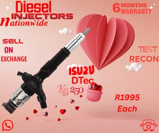 Isuzu Dtec KB 250 diesel injectors