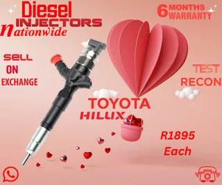 Toyota Hilux diesel injectors