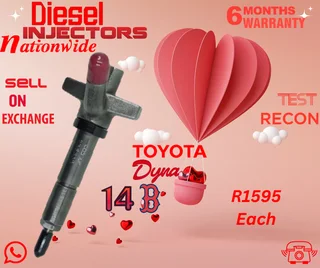 Toyota Dyna 14B diesel injectors