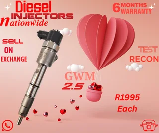 GWM 2.5 diesel injectors