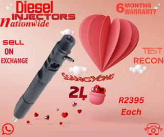 Ssangyong 2 L diesel injectors