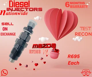 Mazda B2500 WL diesel injectors