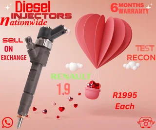 Renault 1.9 diesel injectors