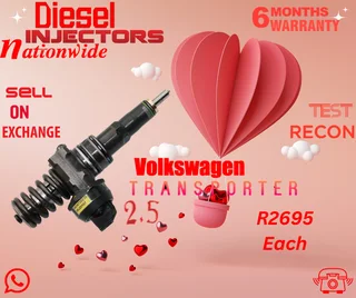 VW Transporter 2.5 diesel injectors