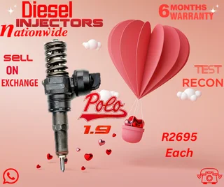 VW Polo 1.9 diesel injectors