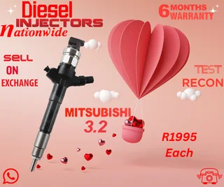 Mitsubishi Triton 3.2 diesel injectors