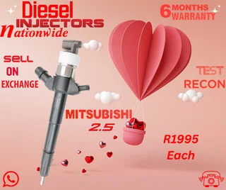 Mitsubishi Triton 2.5 diesel injectors