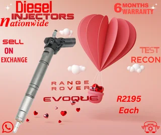 Range Rover Evoque diesel injectors
