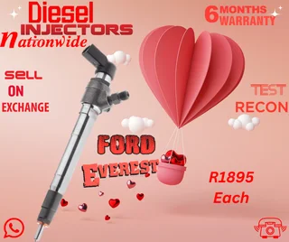 Ford Everest diesel injectors