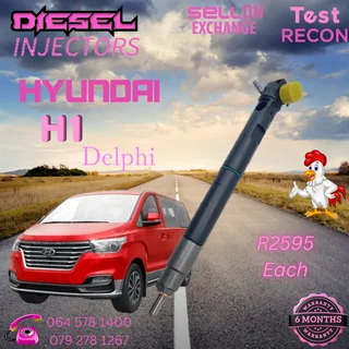 Hyundai H1 Delphi diesel injectors