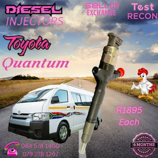 Toyota Quantum diesel injectors