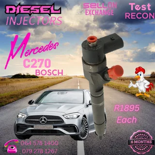 Mercedes C270 Bosch diesel injectors