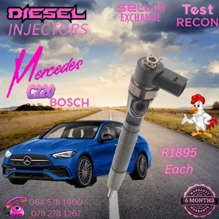 Mercedes C220 Bosch diesel injectors