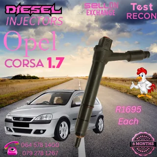 Opel Corsa 1.7 old generation diesel injectors