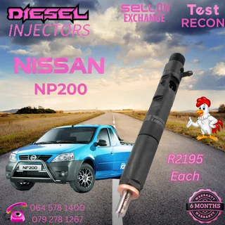 Nissan NP200 diesel injectors
