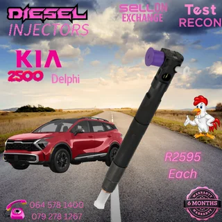 Kia 2500 Delphi diesel injectors