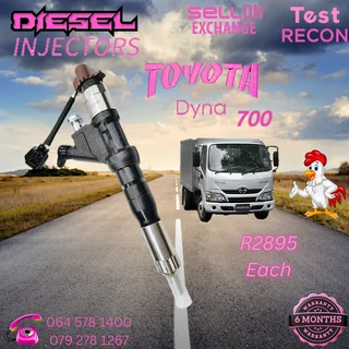 Toyota Dyna 700 diesel injectors