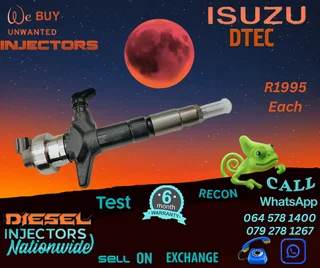 Isuzu Dteq diesel injectors