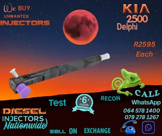 Kia 2500 Delphi diesel injectors