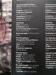 Logitech G Pro X gaming headset for sale