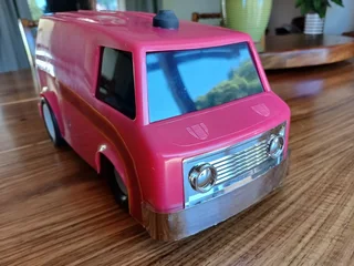 DAN VAN Word Command Vintage toy van