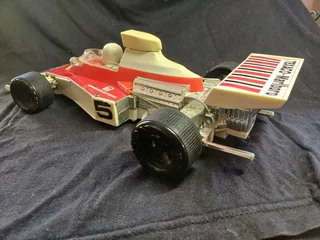 Vintage toy car. Formula 1 Texaco Marlboro McLaren, Emerson Fittipaldi