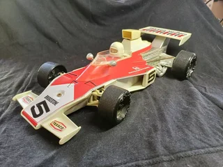 Vintage toy car. Formula 1 Texaco Marlboro McLaren, Emerson Fittipaldi