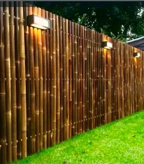 Bambooo and wood fencing