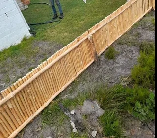 Wood and bamboo fencing
