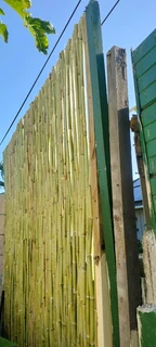 Wood and bamboo fencing