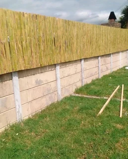 Bamboo and droppers fencing