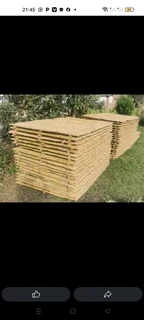 Bamboo and droppers fencing