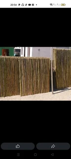 Bamboo and droppers pannels