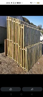 Bamboo and droppers pannels