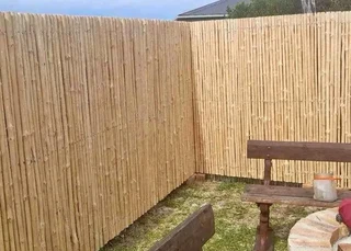 White wood fencing