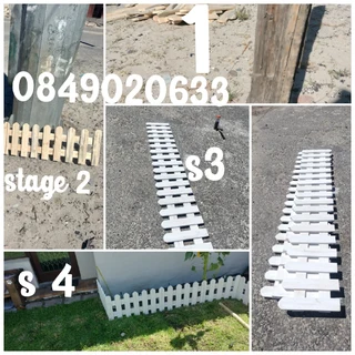 Picket and bamboo fencing