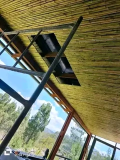 Bamboo and wood fencing